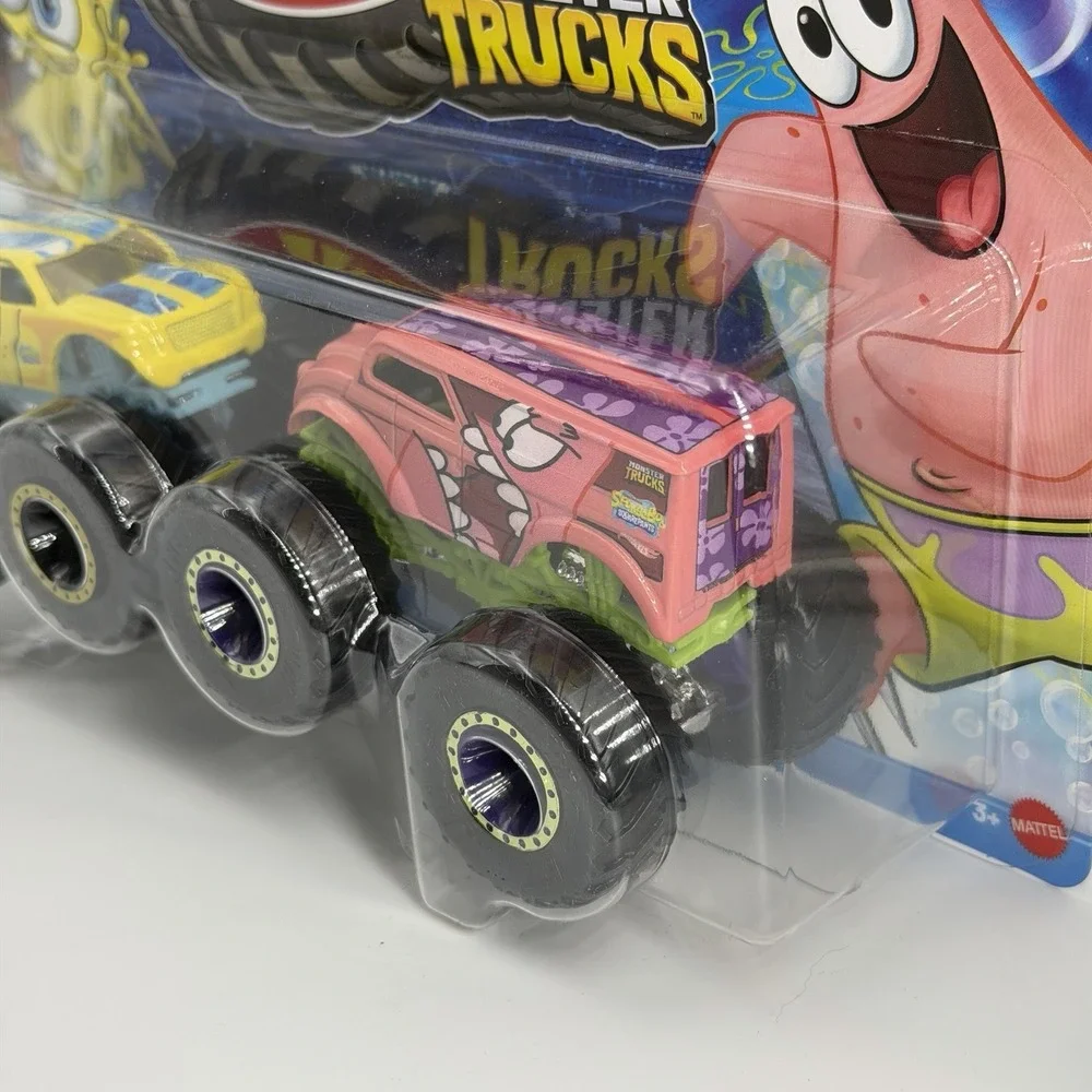 New! 2025 Hot Wheels Monster Trucks SpongeBob vs Patrick by Mattel RARE!!!